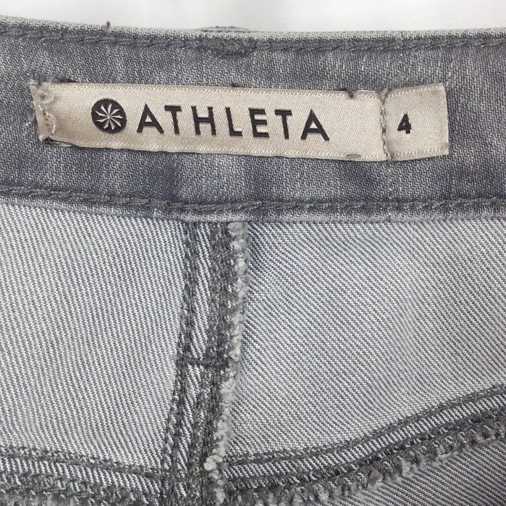 Athleta Women's Sculptek Skinny Jeans Size 4 Stretch Gray - Picture 7 of 9